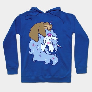 Unicorn and Unicorn Sloth Hoodie